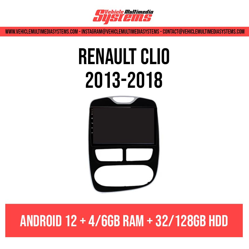 Renault Clio 4, CarPlay & Android Auto, 2013-2018