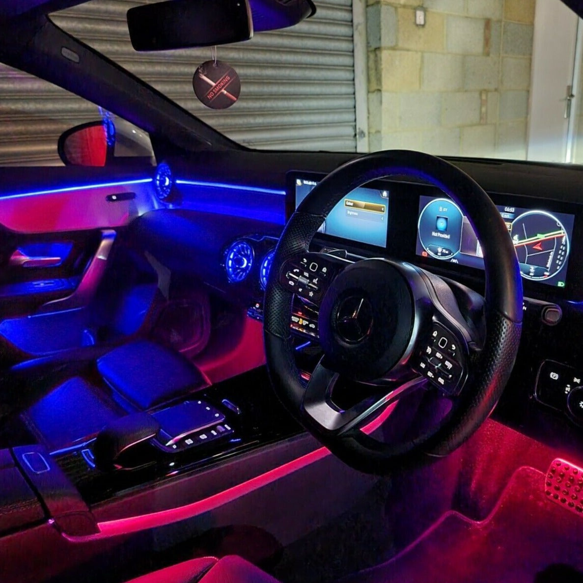 Mercedes-Benz Clase A/B/CLA | W177 W118 W247 | Kit de iluminación ambiental 