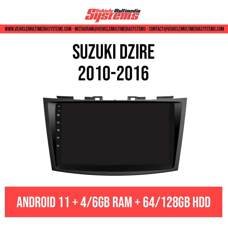 Suzuki Dzire 20102016 Android Screen Vehicle Multimedia Systems