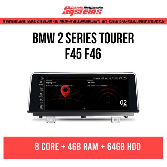 BMW Serie 2 Tourer | F45 F46 | Pantalla Android | NBT, EVO