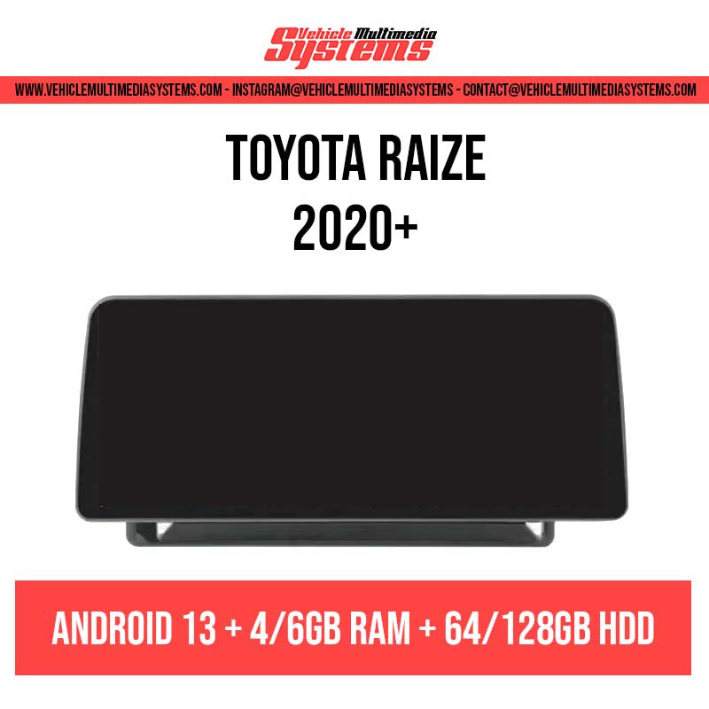 Toyota Raize | 2020+ | Android Screen– Vehicle Multimedia Systems