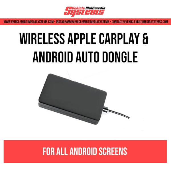 Wireless apple carplay android auto dongle for all android screens