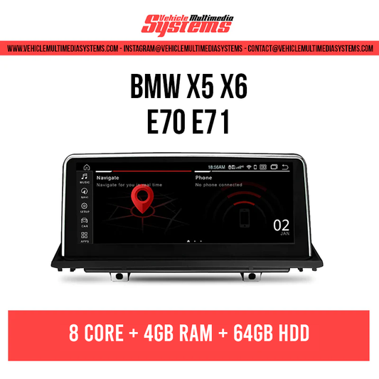 BMW X5 X6 | E70 E71 | Pantalla Android | CCC, CIC