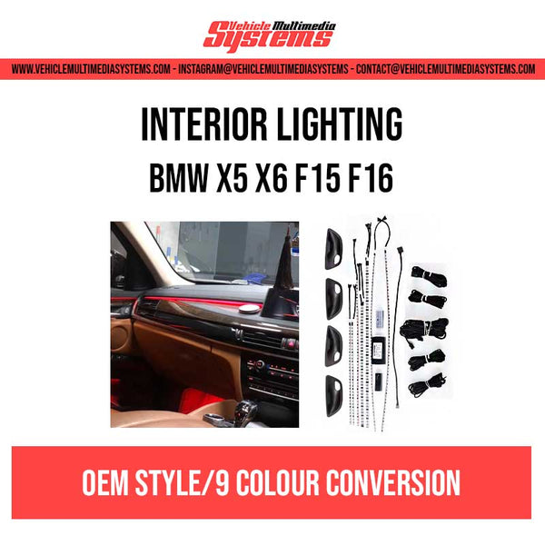 BMW X5 X6 | F15 F16 | OEM Style | Ambient Light Kit – Vehicle ...