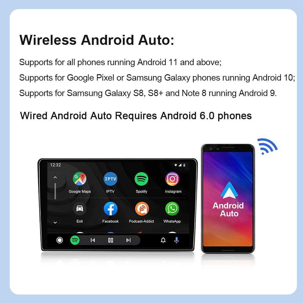 Wireless CarPlay and Android Auto activator dongle for OEM infotainment systems – plug-and-play adapter for cable-free smartphone connection