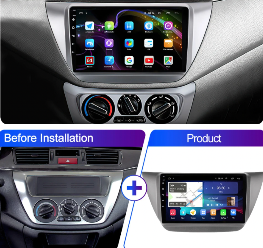 Mitsubishi Lancer | 2001-2008 | Android Screen VMS