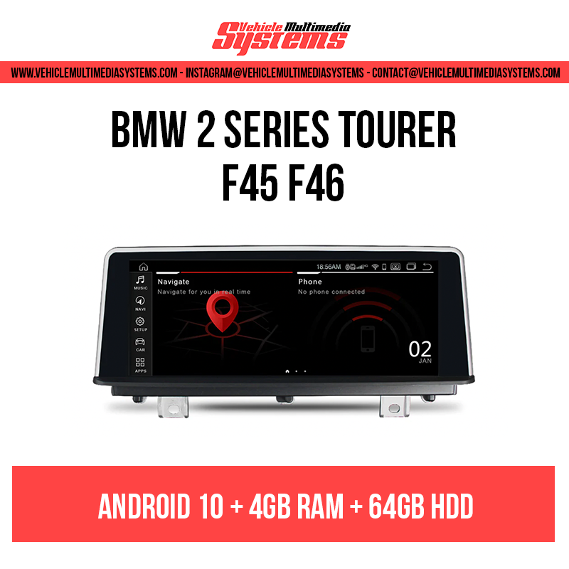 BMW 2 Series Tourer | F45 F46 | Android Screen | NBT, EVO– Vehicle ...