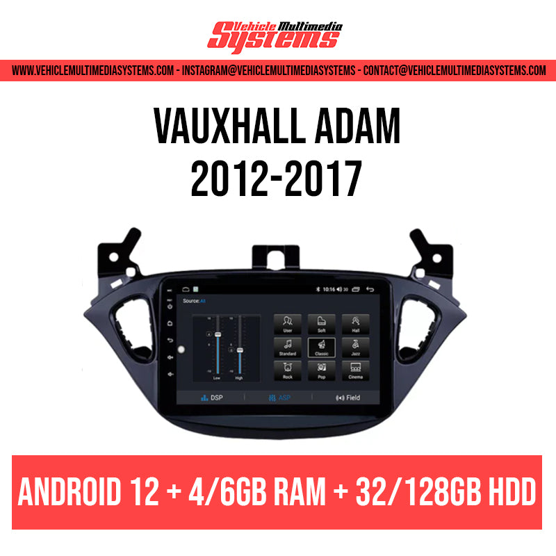 Vauxhall Adam | 2012-2017 | Android Screen– Vehicle Multimedia Systems