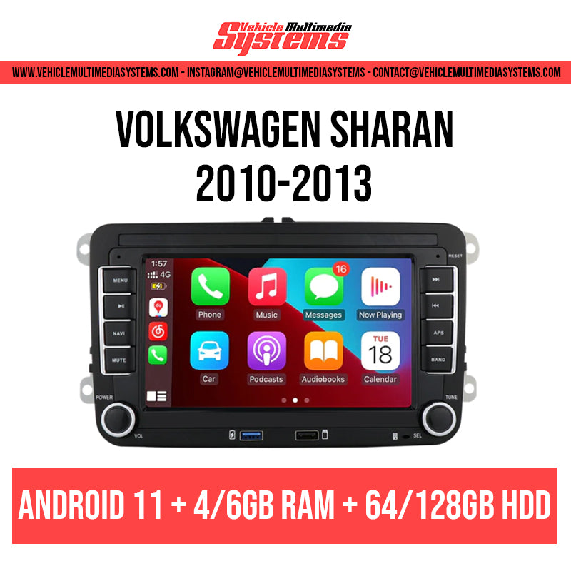 Autoradio Multimedia 10.0 GPS <br/> VW Sharan 2010 à 2013